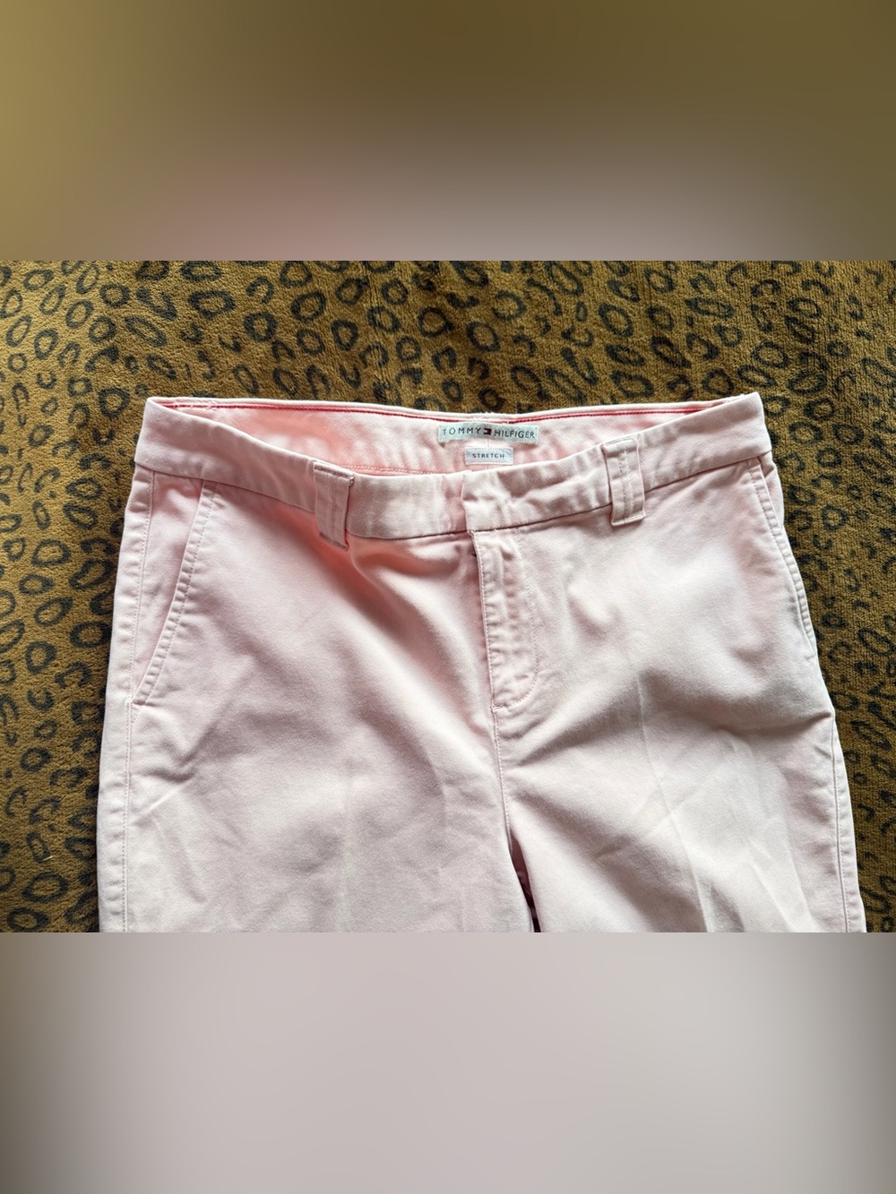 🩷Tommy Hilfiger Light Pink Stretch Chinos Size 16